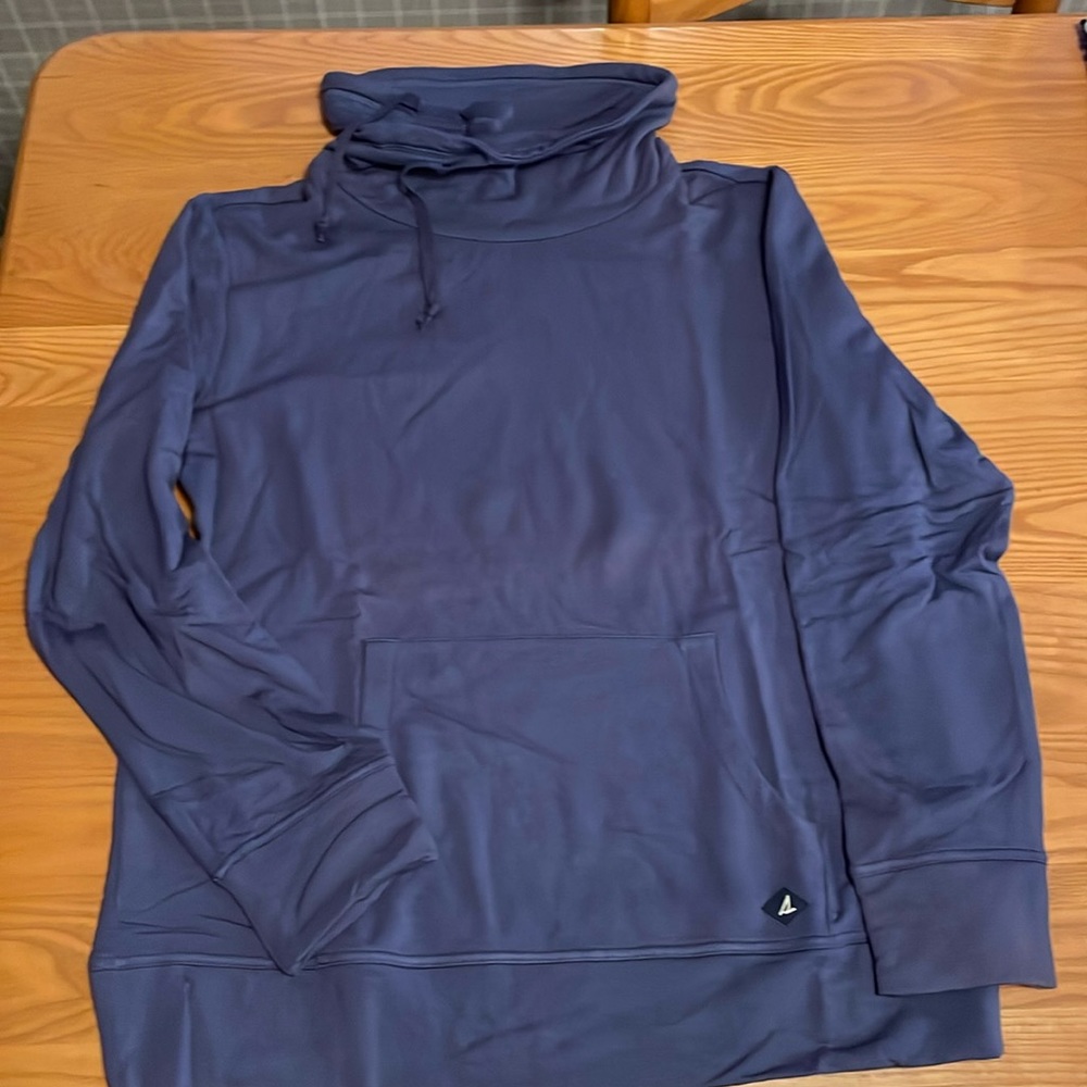 Sperry women’s funnel neck pullover, size large
